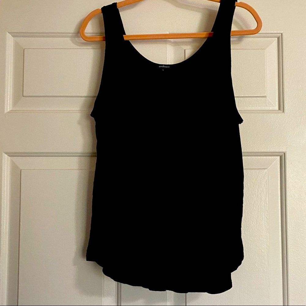 Black tank top
